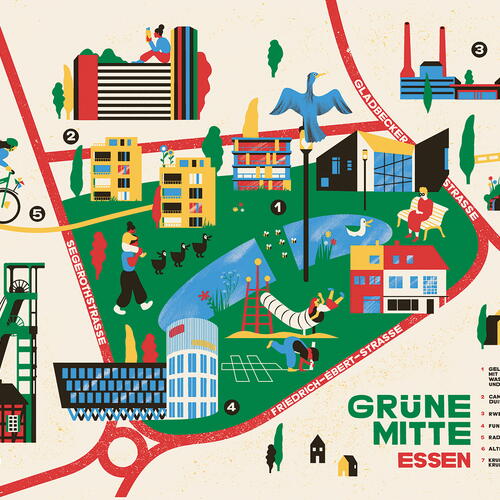 Map Green Center Essen