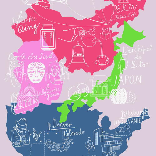 MAP OF SUNNY DESTINATIONS