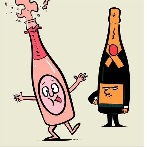 Prosecco or champagne