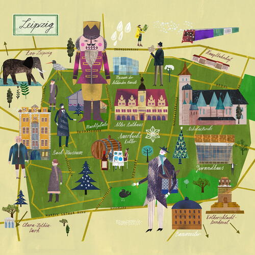 Map of Leipzig