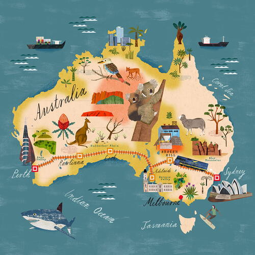 Map of Australia