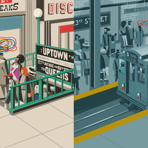THE GREAT NEW YORK SUBWAY MAP