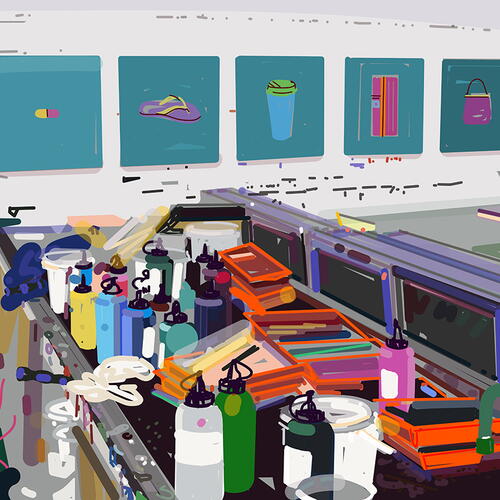 Michael Craig-Martin Studio
