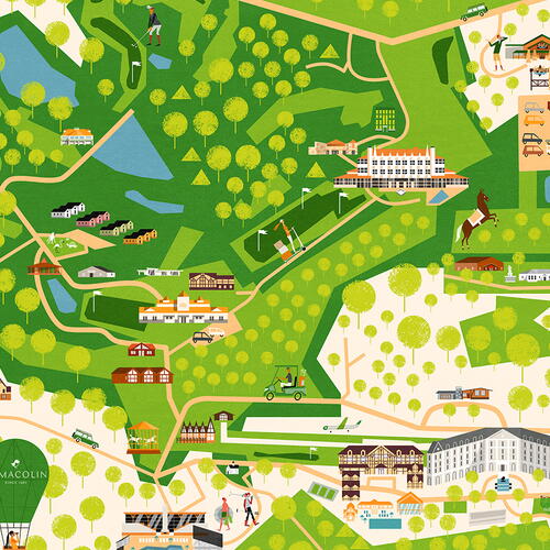 Nemacolin Resort Map