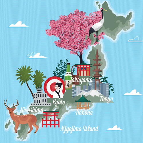 Map of Japan