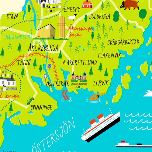 Svenska Kyrkan Map Detail