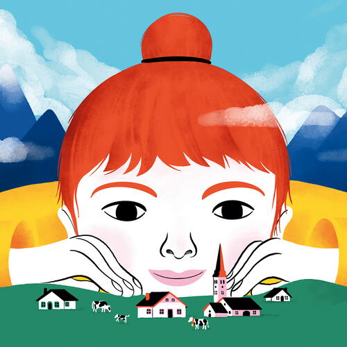 Childhood in the Alps