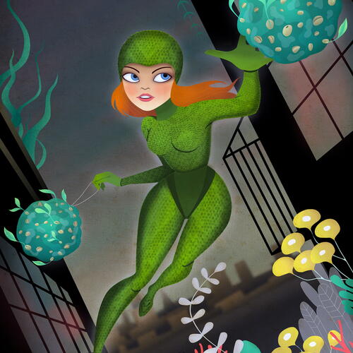 Column Superheroines