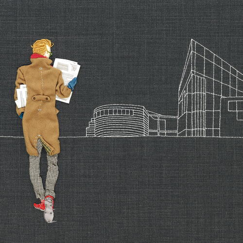 ZARA BROCHURE - HAND STICHED
